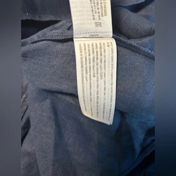 Abercrombie & Fitch Premium Linen Bow Back Maxi Dress - Picture 10 of 11